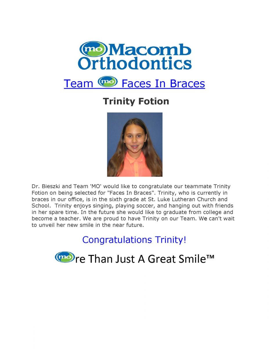 Faces in Braces Township MI Orthodontics